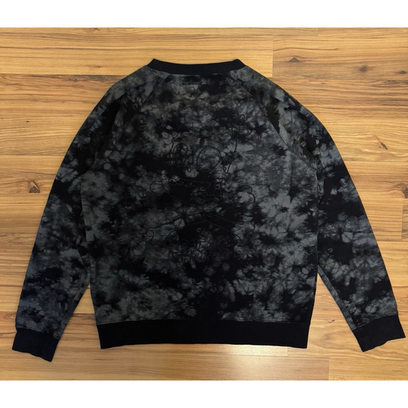 Neff Simpsons Skull Bart Tie Dye Crewneck Sweatshirt Mens Medium - Picture 2 of 11